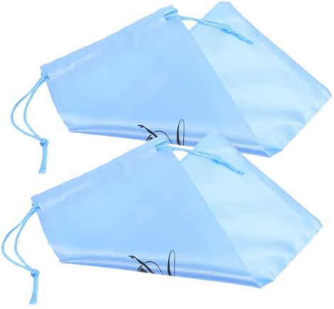 SUPVOX 1 Paar Aufbewahrungstasche Für Tanzschuhe Reiseschuhtasche Für Tänzer Satin -tanzschuhbeutel Tanzschuhtasche Schuhtasche Für Tanzschuhe Balletttaschen Für Mädchen Satin- Blau