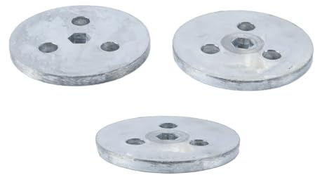 Ausi Juego De 2 Placas De Skimmer De Piscina Con Peso, Placa De Peso De Ánodo De Zinc Para Limpieza Exterior, Accesorios De Filtro Flotante