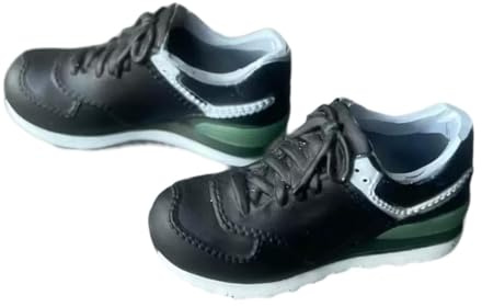 F Fityle 1/6 Puppen-, Miniatur-Laufschuhe, klassisches Verkleidungs-Modeaccessoire, Mini-Sportschuhe für 30 cm große Frauenfiguren, Schwarz