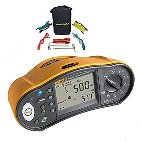 18th Edition Compliant Fluke 1664FC Multifunction Installation Tester Set Plus Earth Spike Kit