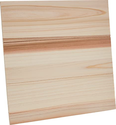 VBS Deko-Holzplatte zum Aufhängen 29x29cm Wand Basteln DIY Bild Kiefernholz Juteschnur