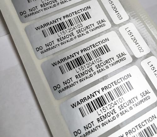 Tamper Proof Warranty Void Stickers Protection Labels Security Seal Double Label (1000)