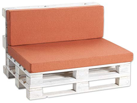 Gutekissen® Palettenkissen Palettenauflagen PF (Rückenlehne 120x60 glatt, Orange)