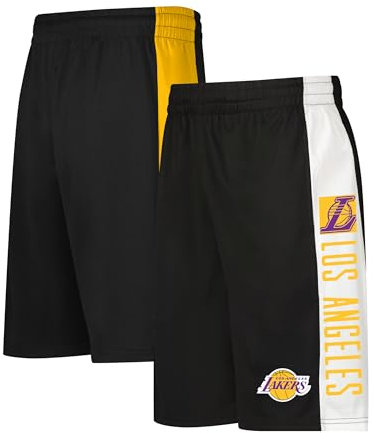 NBA Herren Basketball-Shorts Mesh Athletic Active, Herren, Mesh Athletic Active Basketball Shorts, schwarz, X-Large