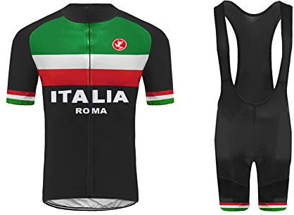 UGLY FROG MTB Herren Fahrradbekleidung Set Schnell Trocknend Radtrikot (Radjacke und Radhose mit Sitzpolster)