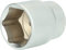 BRILLIANT TOOLS BT022817 Llave de vaso hexagonal de 1/2, 30 mm [Powered by KS TOOLS]