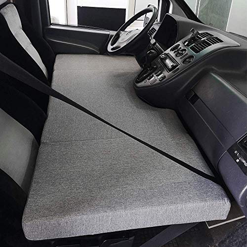 KFoam.es Klappmatratze Vorderbett-Camper für Mercedes Vito W638 Farbe Grau (1996-2003)