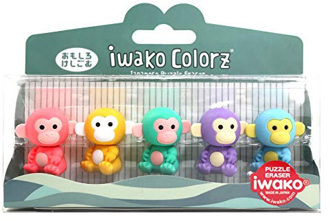 Iwako ColorZ Panda Puzzle-Radiergummi