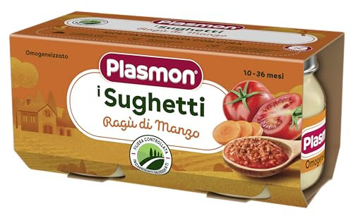 Plasmon Sughetto - Ragù di Manzo 2x80g (12 Confezioni)