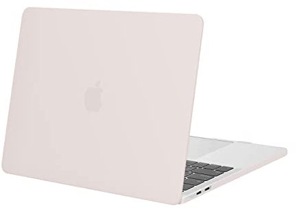 MOSISO Hülle Case Kompatibel mit MacBook Pro 13 Zoll 2025 2024 2023 2022-2016 M2 M1 A2338 A2289 A2251 A2159 A1989 A1706 A1708 mit/ohne Touch Bar,Plastik Hartschale Schutzhülle Cover, Felsen Grau