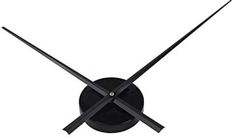 Coraltree 3D Wanduhr Zeiger Kit DIY Wandaufkleber Wanduhr Quarzuhr Zubehör (Black)