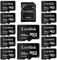 LerDisk Micro SD Card 256 MB Scheda di memoria all'ingrosso prodotta da SD Group Licencee Confident Quality (256 MB, 12 pezzi)