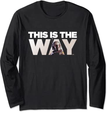 Star Wars Mandalorian Mando This Is The Way Long Sleeve T-Shirt