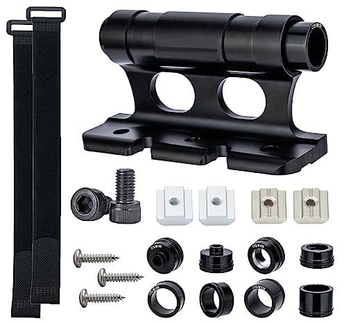 NANSIKE Bike Fork Mount, Versatile Bike Block, Aluminum Alloy Bicycle Front Fork, Bike Block Fork Mount, Quick Release Fork for Truck/Trailer/Bikes Racks