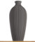 3D Vase Dekovase Saskia XL 38cm Bodenvase Vase für Pampasgras Trockenblumen Grau