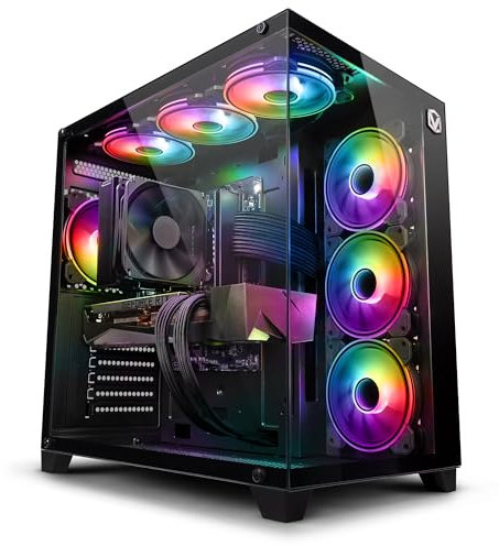 Vibox VII-72 PC Gaming - Intel i9 12900F Procesador 5.1GHz - Nvidia RTX 4070 Ti Super 16GB - 32GB RAM - 1TB NVMe M.2 SSD - 600W PSU - Windows 11 - WiFi