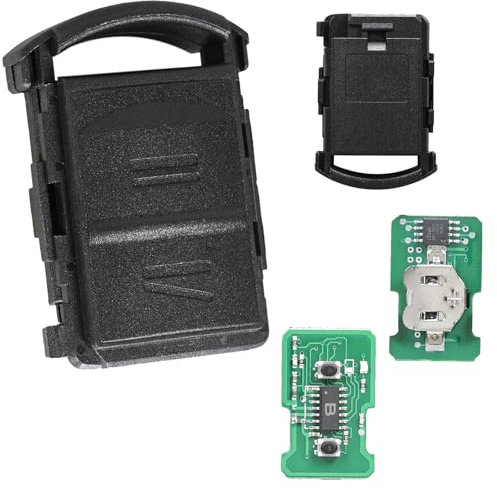 Vailikey 433MHz Schwarz 2 Tasten Corsa C Schlüsselanhänger für Opel Meriva Vectra Tigra Schlüsselanhänger Reparatursatz Fernbedienung