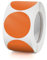 Runde Aufkleber Orange 38mm Selbstklebende Farbkodierung Etiketten Rolle kleine Markierungspunkte Round Sticker 500 Stück
