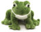 Uni-Toys - Grüner Frosch Plushie (ohne Stimme) - 13 cm (Länge) - Plüsch-Wassertier - Plüschtier, Kuscheltier