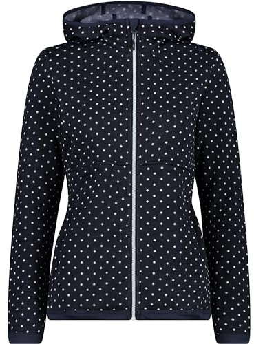 CMP Damen Hoodie Jacke, b. Blue-Bianco, 42