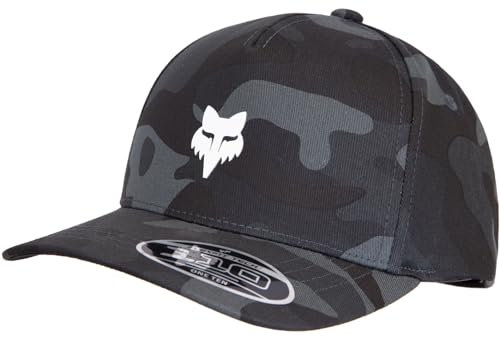 Fox Head Camo Snapback Cap Kinder (one Size, Black)