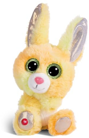 NICI GLUBSCHIS Hase Mirabelle 15cm I Kuscheltier Hase mit großen Glitzeraugen I Plüschtier für Schmusetierliebhaber I Stofftier – 49268