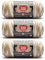 Red Heart All in One Granny Square Aran, cremefarbenes Garn, 250 g, 100% Acryl, Nr. 4 Kammgarn (Medium), 381 m, zum Stricken, Häkeln und Amigurumi, 3 Stück