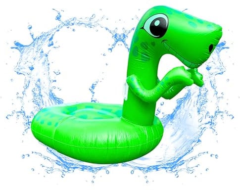 XXL Schwimmtier - Dino - Pool Tiere aufblasbar - Luftmatratze für Kinder - Pool Lufttiere - Badetier aufblasbar - Wassertiere aufblasbar - Schwimmtiere für den Strand