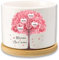Glimmerday Personalisierter Baum des Lebens Keramik-Blumentopf, Einzigartiges Muttertagsgeschenk für Mama, Sukkulenten-Blumentopf, Mini-Blumentopf, Keramik-Blumentopf für Drinnen und Draußen