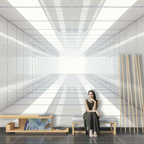 Fototapete 3d Effekt Modern Optisch Illusion Kanal Weiß Tapete Wandbild Bild Fototapeten Tapeten Wandtapete Wandtapete