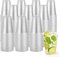Pack de 100Uds 100ml Vasos Reutilizables de plástico polipropileno Transparente ideal para fiestas y eventos (100, 100ml)