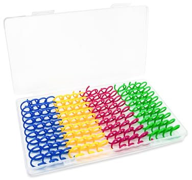 Andiker Mini Cat Spiral Springs, 16Pcs Cat Springs Toy Come with a Storage Box Long-Lasting 4 Bright Colors Plastic Springs Cat Toy for Indoor Cats Swatting Biting Hunting Self-Play Toys (Small)