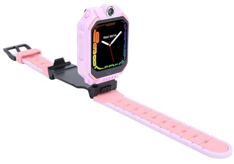 XUMIUZIY Kinder Smartwatch, IP68 wasserdichte Smartwatch für Kinder, Kinder Touchscreen Digitaluhr für Jungen und Mädchen, mit HD Kamera, Mehrsprachig, Lange Standby Zeit (Rosa)