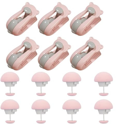 KOLZEMV Hebilla Fijación del Edredón, 14 Piezas Clips Funda Edredón Clips Edredón Alta Elasticidad Seguridad Sin Agujas Antideslizante para Edredones Sábanas Previene Desplazamiento