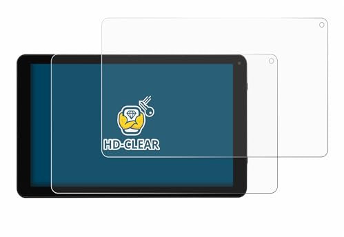 BROTECT 2 Stück Schutzfolie für Denver TAQ-10465 10.1 Displayschutz Folie Made in Germany, Ultra-Klar