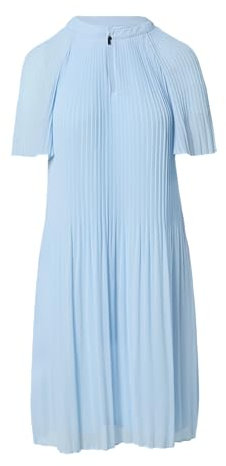 Comma Fließendes Plissee-Kleid aus Chiffon