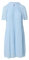 comma Fließendes Plissee-Kleid aus Chiffon hellblau 38