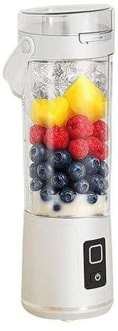 Batidora Portátil, 600ml Vaso Mezclador de, Mezcladora Portátil Recargable Con Pitorro Para Beber Y Tapa Antifugas