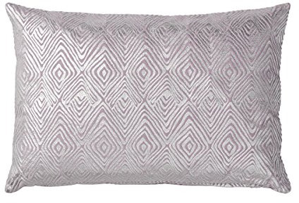 Lene Bjerre edles Samt Kissen 'Sherry' pastellviolett mit Füllung 60 x 40 cm Skandinavisch Hygge Nordic Retro