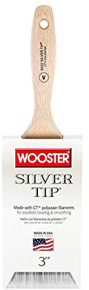 Wooster Brush E5222-3 Silver Tip Varnish Paintbrush, 3-Inch Size