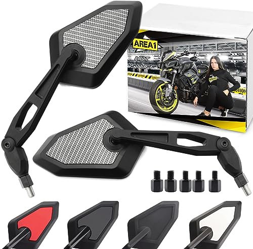 Area1 Rückspiegel Spiegel Set kompatibel mit WR 125R / WR 125X / WR 125R / WR 450 F, GP (V32)