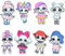 8 Stück Bügelflicken Kinder,Patch Sticker Kinder Aufnäher Applikation Flicken Zum Aufbügeln für DIY T-Shirt Jeans Kleidung Taschen,Flicken Patches