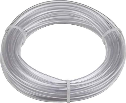 Meister Tuyau en PVC transparent – 4 m x 6 mm – Sans insert en tissu – Pour circulation de l'air et des liquides – Pour applications sans pression/Tuyau d'air/Tuyau d'aquarium / 9920350