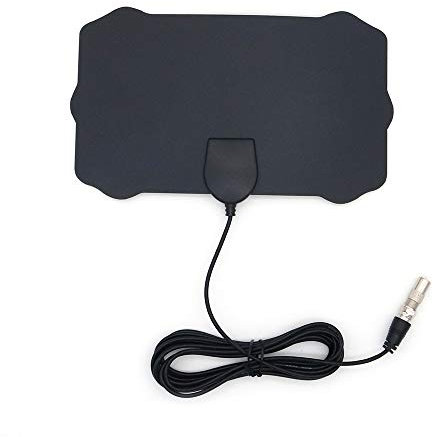 DollaTek Mini Antena de TV Digital Amplificador de señal de Alcance de 50 Millas Amplificador Compatible con F-TV HDTV Antena de Interior 4K ATSC