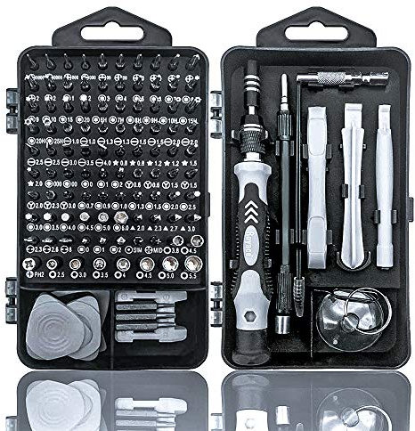 Kit Cacciavite di Precisione, 115 in 1 Kit Cacciavite Precisione, Mini Cacciavite Kit Strumento Per Computer per PC, MacBook, iPhone, Occhiali, Orologio, Smartphone