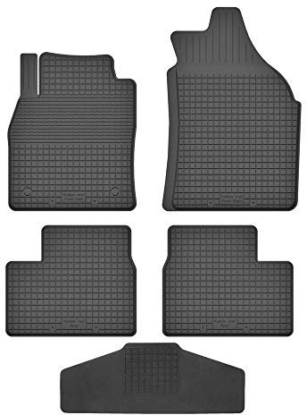 Fußmatten Vorne 2er Set für Nissan Micra 2010-2017 K13 Gummi Gumimatten t