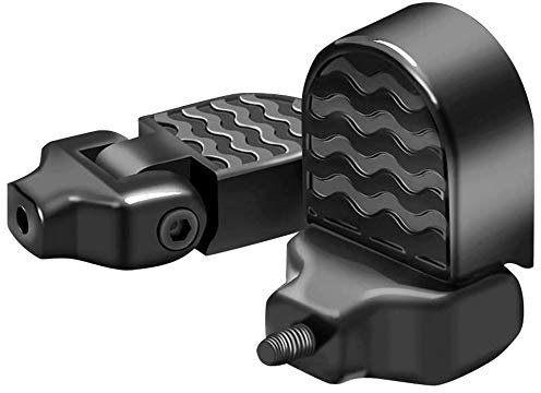 LWZko 2 Pièces Pédales Arrière de Vélo, Repose-Pieds Vélo, BMX Pegs, Bike Pegs Antidérapantes, Universel Alliage d'Aluminium Pliant Antidérapant Repose-Pieds avec Outil d'Installation pour Vélo