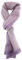 TigerTie Damen Chiffon Halstuch in violett flieder lila mit Bordüre - Größe 160 cm x 36 cm