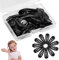 AvoDovA 50PCS Pinces à Cheveux Fille, 3CM Enfant Barrettes à Cheveux en Métal, Épingle à Cheveux Femme, Snap Barettes BB, Accessoires de Cheveux, Barettes des Cheveux pour Fille Enfant Bébé (Noir)