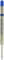 Caran d'Ache Patrone zu den 849 Rollern 0.5mm Fine, in der Farbe blau, 8462.160